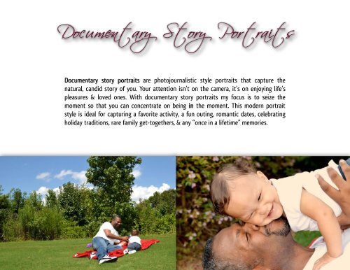 Soul Art Photography Creative Services Brochure