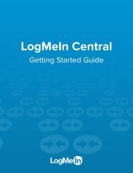 Welcome to LogMeIn Central