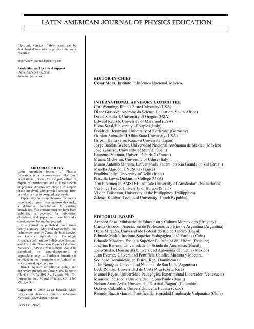 PDF - Latin-American Journal of Physics Education