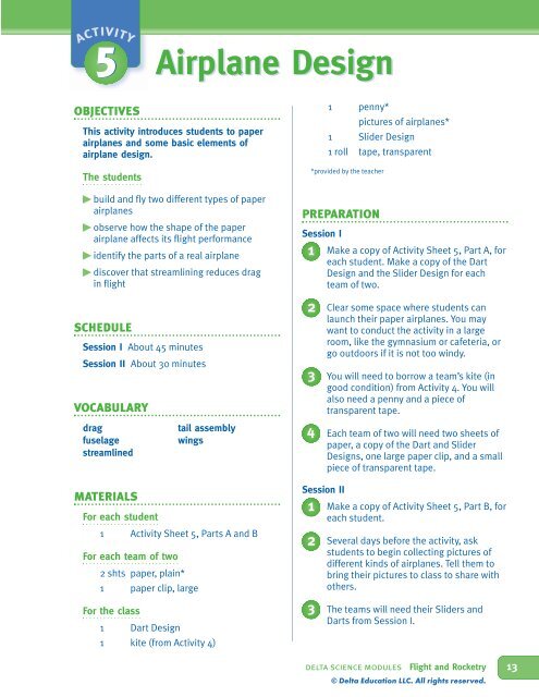 Airplane Design Airplane Design - Delta Education