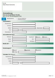 Hundeanmeldung - Steyregg