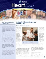 A Medical Home Improves Patient Care - Emanuel Medical Center