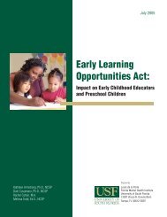 The Early Learning Opportunities (ELO) Act - Child & Family Studies