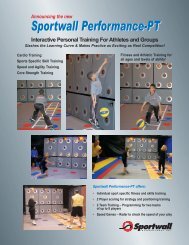 Sportwall Performance-PT Sportwall Performance-PT - Eye Fitness