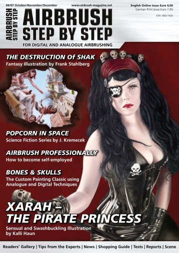 xarah â€“ the pirate princess - Airbrush Step by Step Magazine, How ...