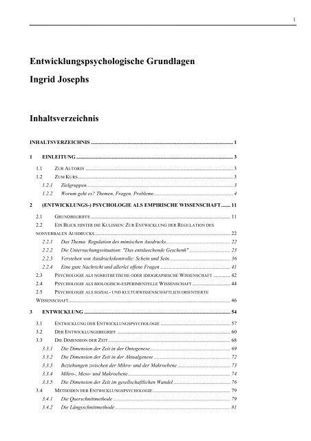 Entwicklungs Psychologie Als Empirische Wis Study Of Psychology