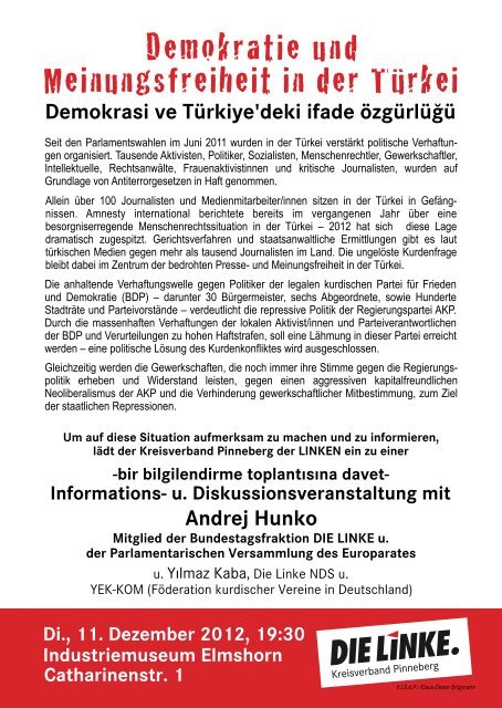 Flyer [pdf] - Demokratie hinter Gittern