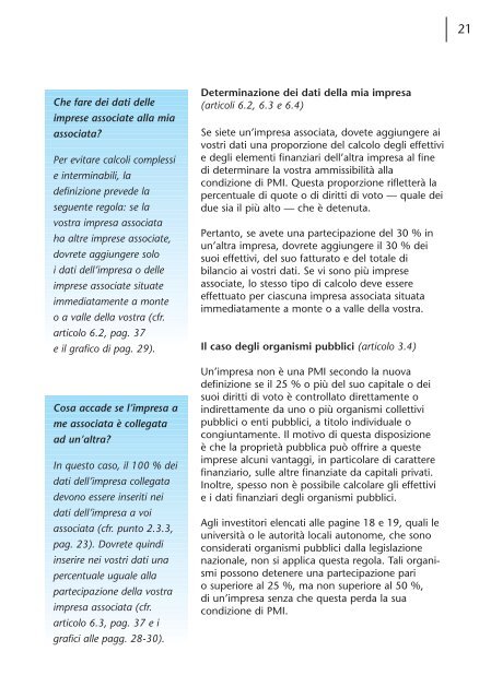 La nuova definizione di PMI