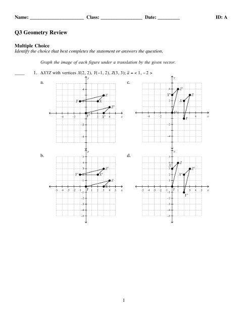 Q3 Geometry Review