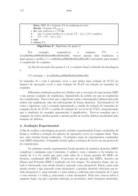 XI Workshop de Testes e TolerÃ¢ncia a Falhas (WTF) - SBRC 2010