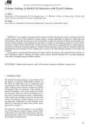 Column Analogy in Multi-cell Structures with Fixed Columns by A ...