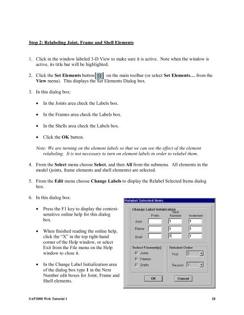 SAP2000 SAP2000 Web Tutorial 1