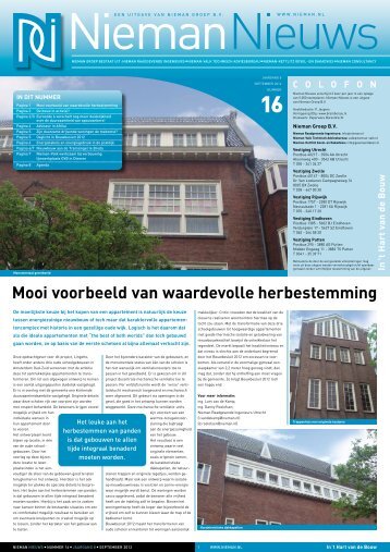 Nieman Nieuws internet Krant nr 16, september 2012