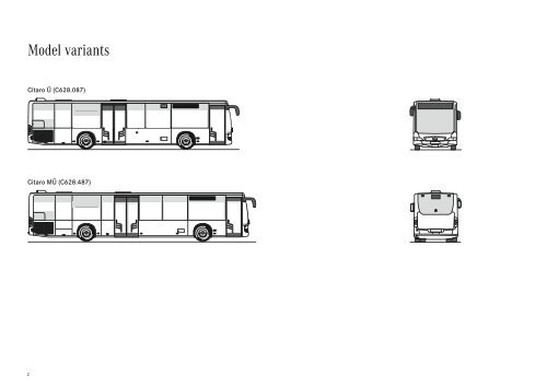 Technical information The Citaro Ü