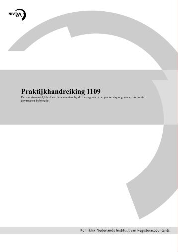 Praktijkhandreiking 1109 - NBA