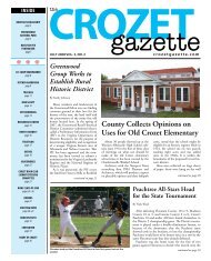 County Collects Opinions on Uses for Old Crozet ... - Crozet Gazette