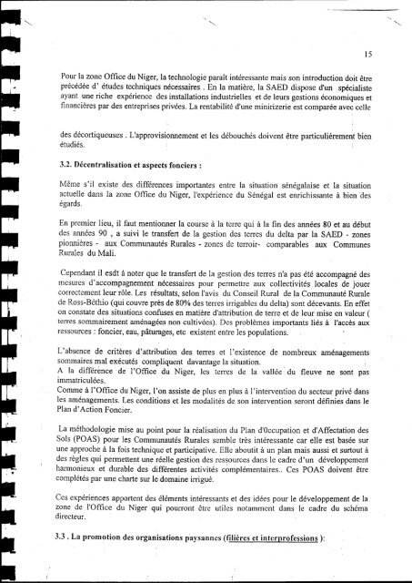 RAPPORT DE MISSION A LA SAED - Cra-segou.org