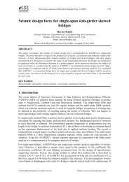 Seismic design force for single-span slab-girder skewed bridges