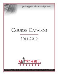 Course Catalog - Mitchell College