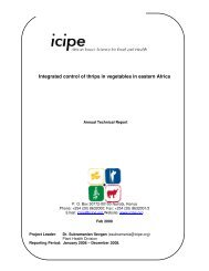 Integrated control of thrips in vegetables in eastern Africa - icipe