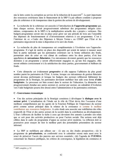 REPUBLIQUE DU NIGER Stratégie de Réduction de la Pauvreté ...