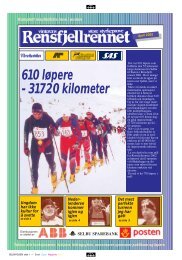 610 lÃ¸pere - 31720 kilometer - Rensfjellrennet