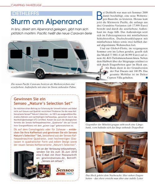 Die neuesten Caravaning Modelle von Bürstner, Hymer, Hobby