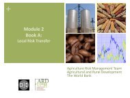 Module 2 - Forum for Agricultural Risk Management in Development