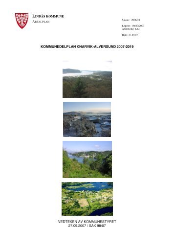 kommunedelplan knarvik-alversund 2007-2019 vedteken av ...