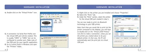 Bluetooth™ Wireless USB Printer Adapter