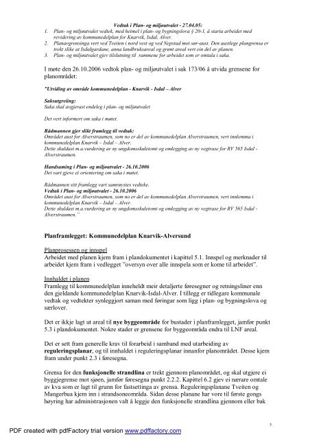 Kommunedelplan Knarvik-Alversund 2007 - 2019, revidert ...