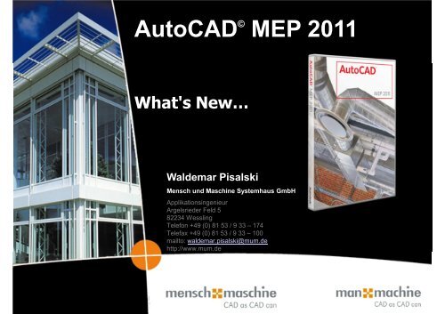 AutoCAD MEP 2011 - Mensch und Maschine