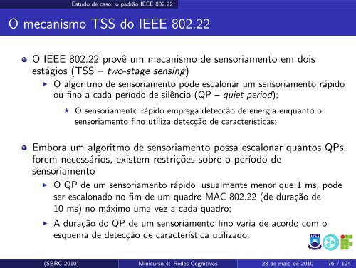 Redes Cognitivas: Um Novo Paradigma para as ... - SBRC 2010