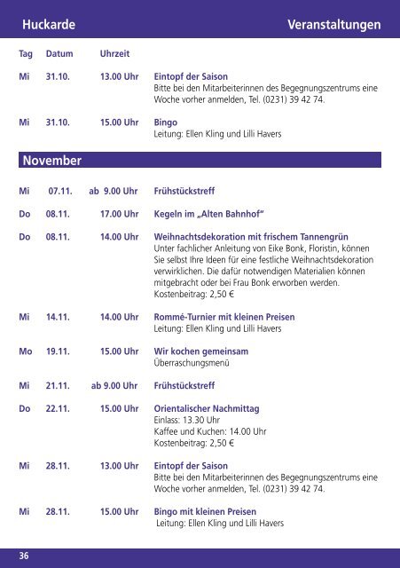 Programm Juli bis Dezember 2012 - Dortmund.de