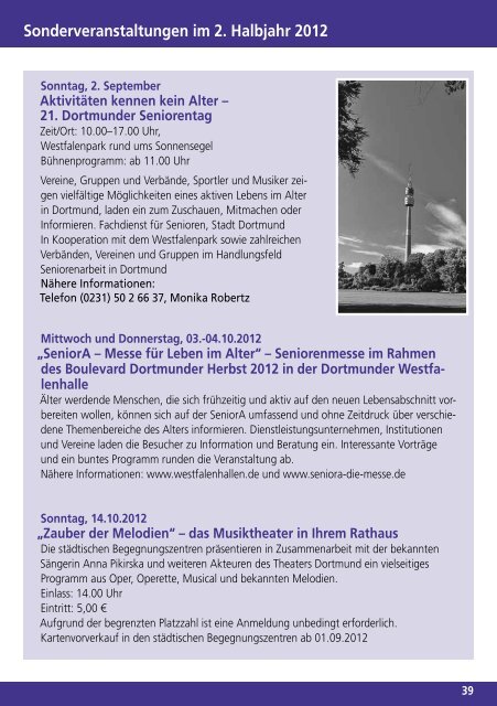 Programm Juli bis Dezember 2012 - Dortmund.de