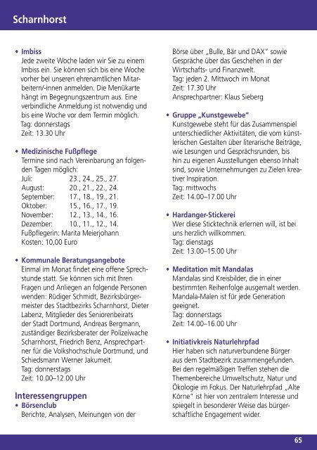 Programm Juli bis Dezember 2012 - Dortmund.de