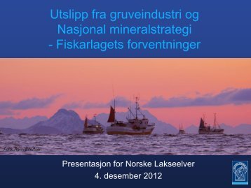 Jan Henrik Sandberg Norges Fiskarlag - Norske Lakseelver