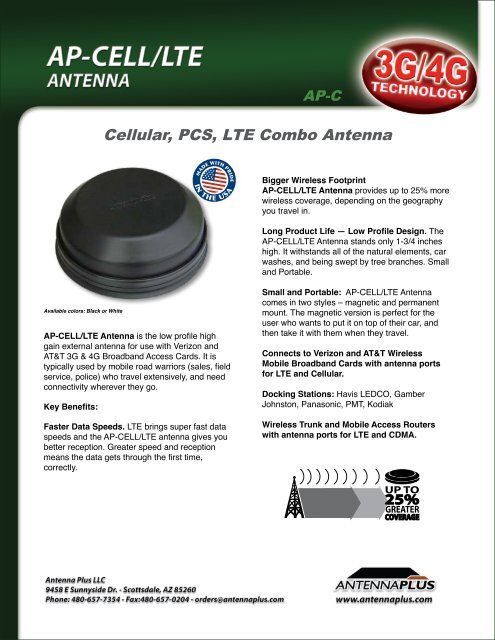 AP-CELL/LTE - Antenna Plus