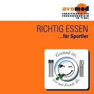 Richtig Essen für Sportler - Avomed