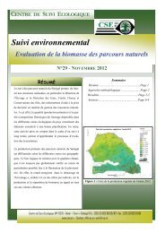 Suivi environnemental - Centre de Suivi Ecologique