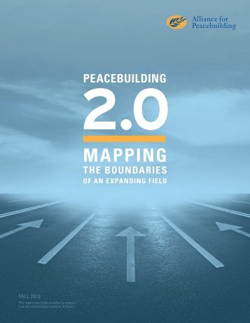 Peacebuilding 2.0: Mapping the Boundaries of an Expanding Field