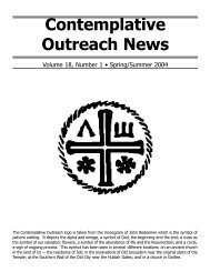 Download pdf file in a new window - Contemplative Outreach