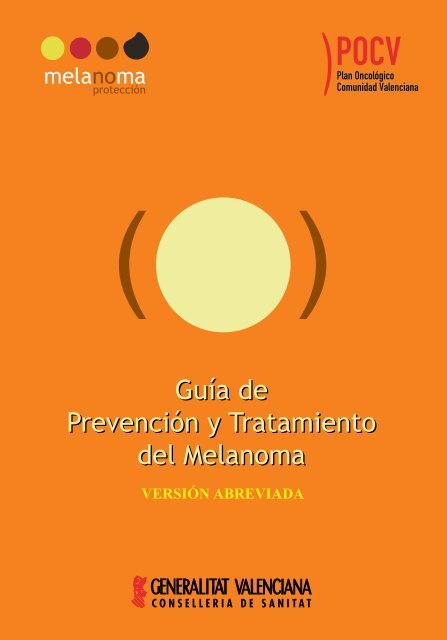 Folleto prevenciÃ³n melanoma.qxp - Conselleria de Sanitat