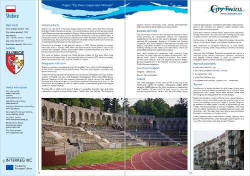 Info-brochure - City Twins Association