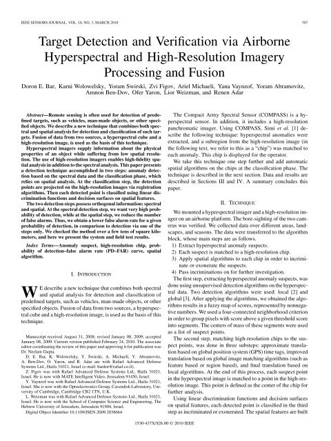Target Detection and Verification via Airborne ... - IEEE Xplore