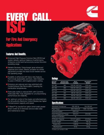 EVERYÃ¢Â„Â¢ CALL. - Cummins Engines