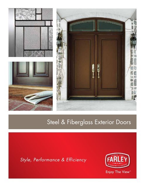 Steel & Fiberglass Exterior Doors - Farley Windows