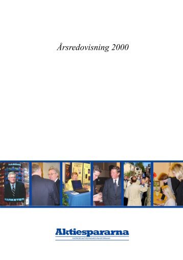 Ãrsredovisning 2000 - Aktiespararna