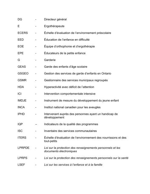 Indicateurs de la qualitÃƒÂ© des programmes ... - Grand Sudbury