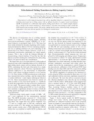Tribo-Induced Melting Transition at a Sliding Asperity Contact